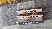 3 KARBON BREWING CO. BEER TAP HANDLES BUNDLE DEAL/2HELIOS,1JEDI