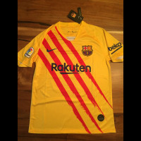 Chandail 2019-20 Barcelone Senyera Lionel Messi 10 jersey S M