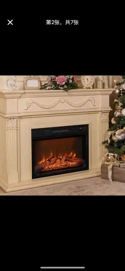 Brand new 23" Electric Fireplace Recessed Insert 3-Level Realist, View more