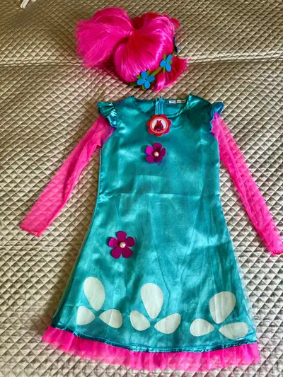Trolls Poppy Halloween Costume 5-6, View more