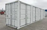 Premium Quality 40' Steel Storage Container with 4 Side Doors
