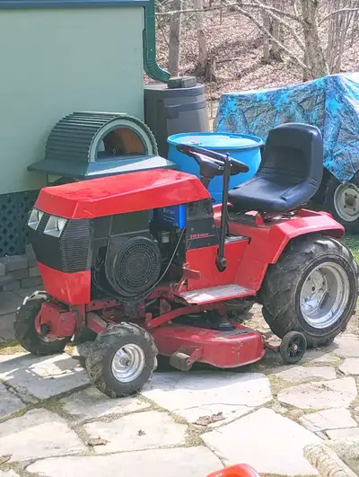 Wheelhorse 312-8 and Craftsman 18hp, View more
