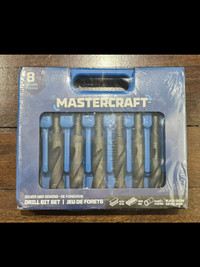 Mastercraft Silver & Deming Black Oxide Drill Bit Set Wood Metal