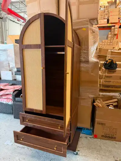 Brand New 2-Door Arch Wardrobe Special Selling at $199, View more