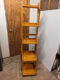 Pine ladder shelf