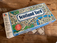 Jeu Scotland Yard detective game board 1985 Milton Bradley