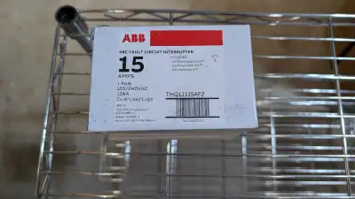 ABB 15 Amp Arc Fault Circuit Interrupter, View more