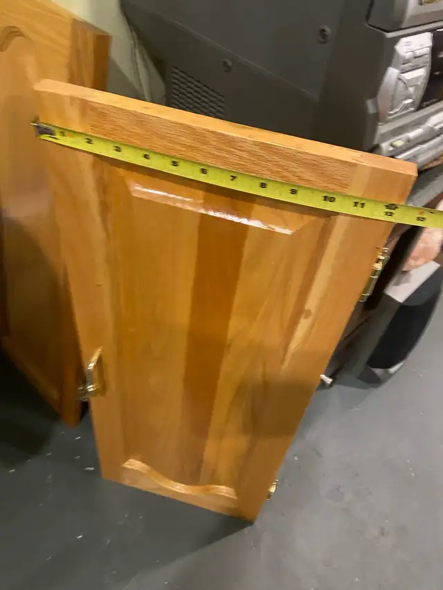 solid oak cupboard doors in Windows, Doors & Trim in Calgary - Image 3