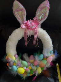 Easter bunny wreath 14”