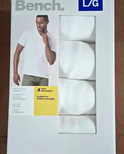 New: BENCH T-Shirts Size: L White/Black $5 Each, View more