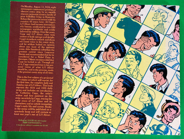 Four Li’l Abner Books, by Kitchen Sink Press, V. 1, 2, 4, and 5 in Arts & Collectibles in Dartmouth - Image 3
