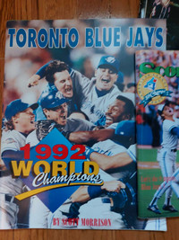 Blue Jay book,  magazine and cards