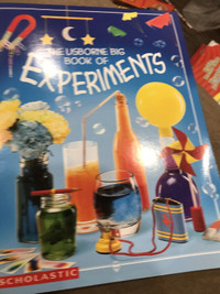 Brand new book on science experiments for kids