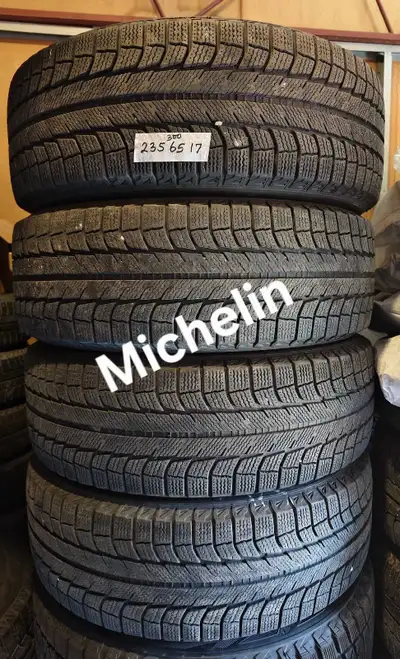 Set of Michelin winter tires with about 75% thread and DOT of 4118. Call or text 647.989.9365 if int...