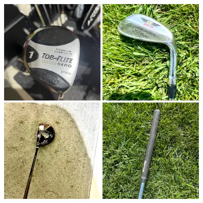 golf clubs, golf bags and golf accessories, View more