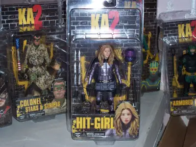 NECA KA2 SERIES 2 FIGURE HIT GIRL 2 HEADS KICKASS 2, View more