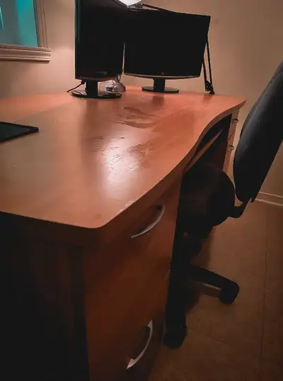 OFFICE DESK AVEC CLASSEURS INTÉGRÉS, View more
