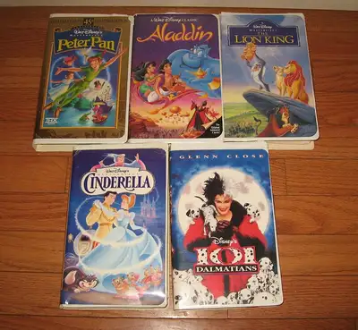 Serious buyers, please reply with your contact #. The price is firm. Lot of 38 Kids VHS Movie Collec...