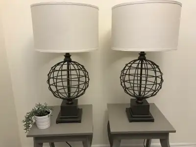 Pair of modern lamps, View more