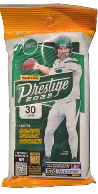 2023 Panini Prestige 30 football card value pack