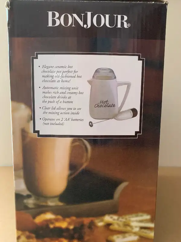 Hot Chocolate Maker by Bonjour : Like New : 1 L :In original box in Processors, Blenders & Juicers in Cambridge - Image 6