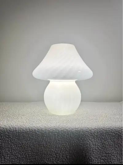 XL Murano Mushroom Lamp $175 (CASH ONLY) This lamp is in excellent vintage condition. It was handmad...