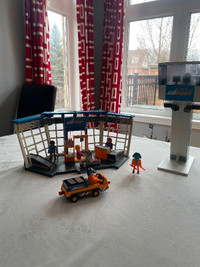 Playmobil airport and tower