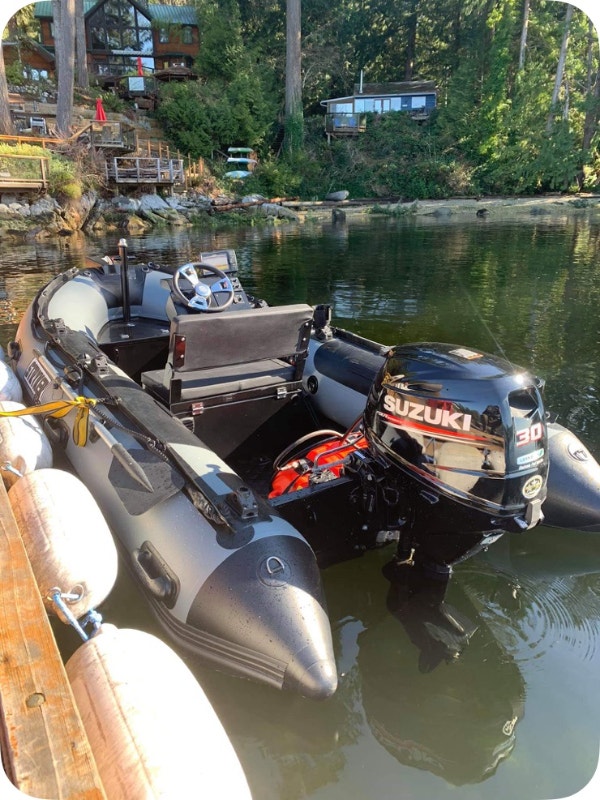 Stryker Rib 420, Ridged hull inflatable Canoes, Kayaks & Paddles