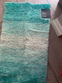 Two-Aqua bath mats