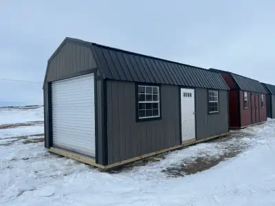 12x24 Barn garage available. On sale until end of February. Now $12145. Contact me please. Good pric...