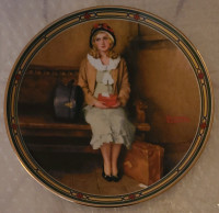 Beautiful vintage Norman rockwell plate 
 A young girls dream 