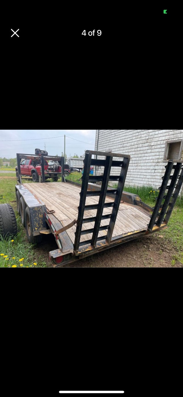 2021 HMD fifth wheel flatbed equipment trailer  in Cargo & Utility Trailers in Charlottetown - Image 4