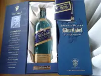 Rare Johnnie Walker Blue Label empty bottle VTG