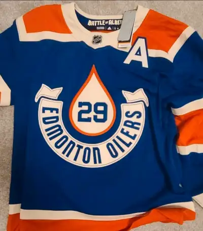 Battle of Alberta - #29 Draisaitl Oilers Jersey, View more