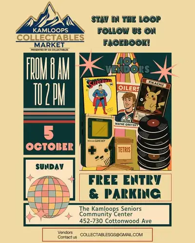 Kamloops Collectables Market October 5th 2025, View more