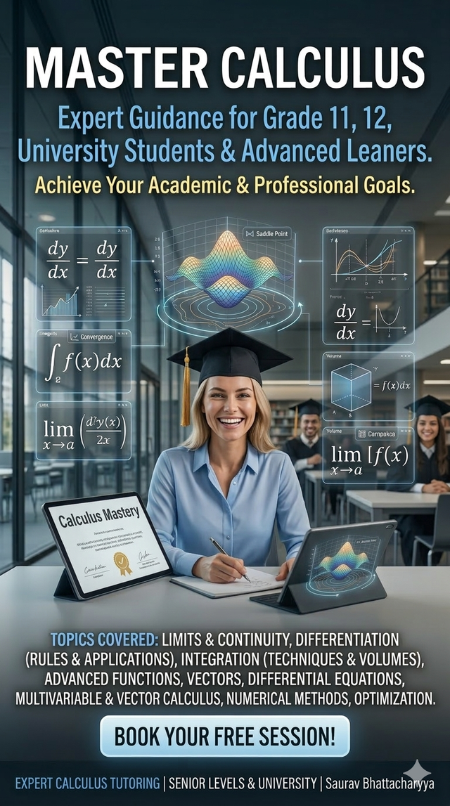 Calculus Tutor - $30/hr65734926595586120