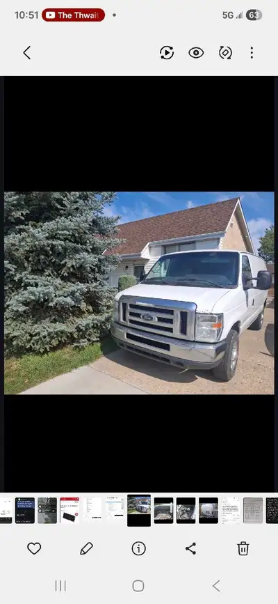 2012 Ford E250 Cargo Van – Runs Strong Work van. Reliable and solid runner. Replacement engine insta...