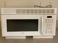 Over hood range microwave