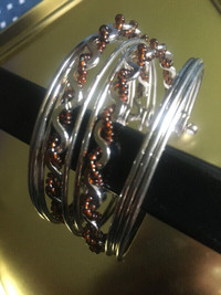 Steel cuff bracelet