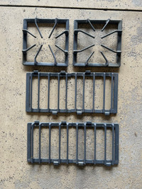 Cast iron stove grates