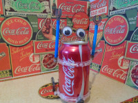 Petit robot artisanal en cannette coca-cola