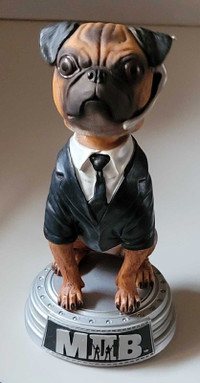 2002 Colombia Pictures Men in Black Frank The Pug  Bobble Head 