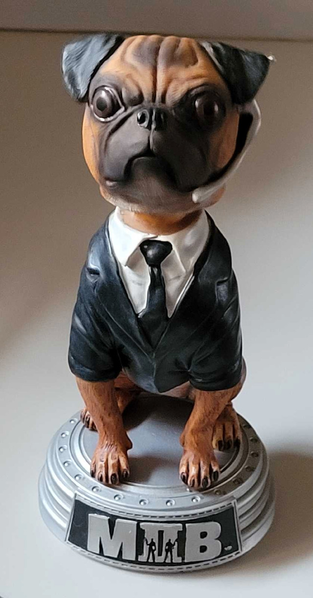 2002 Colombia Pictures Men in Black Frank The Pug  Bobble Head  in Arts & Collectibles in Oshawa / Durham Region
