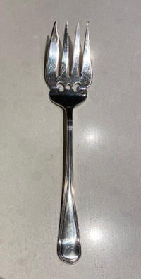 Birks “York” silver plated Cold Meat Fork