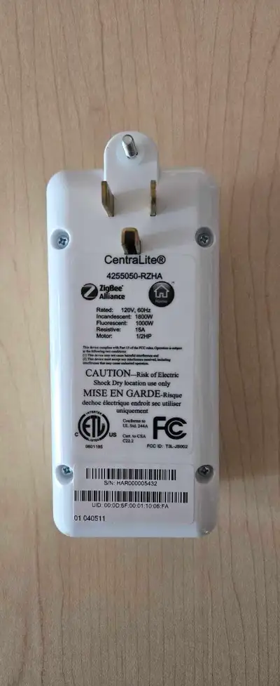 Centralite Smart Outlet, View more