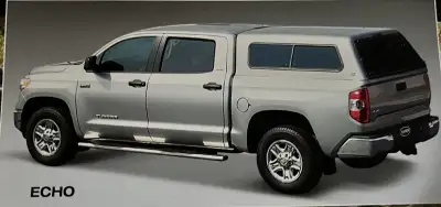 2023 Ranch Fiberglass Echo Cap with side slider windows and cab slider window for 6.4 ft. box. Only...