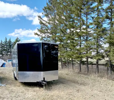 New trailer plus improvements ie. ramp door reinforcements & front shelving. Escape door package and...