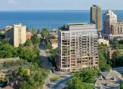 Brand new 1 bedroom 1 parking with great views and steps to lake, View more