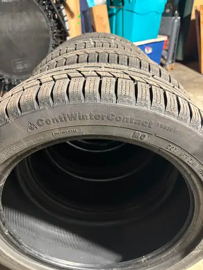 Set of 4 Winter Tires, used one winter, Continentals, 205/50 R17, $300