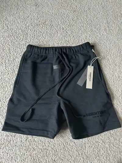 Black essentials shorts, View more